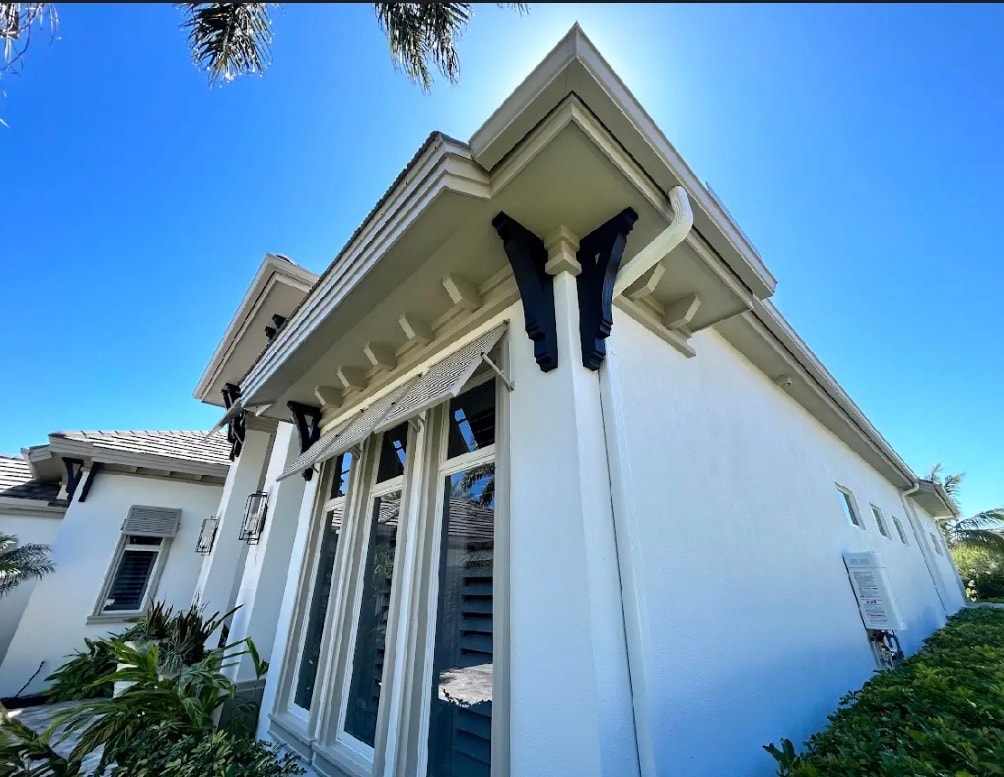 Modern white residential exterior — Richard Painting LLC
